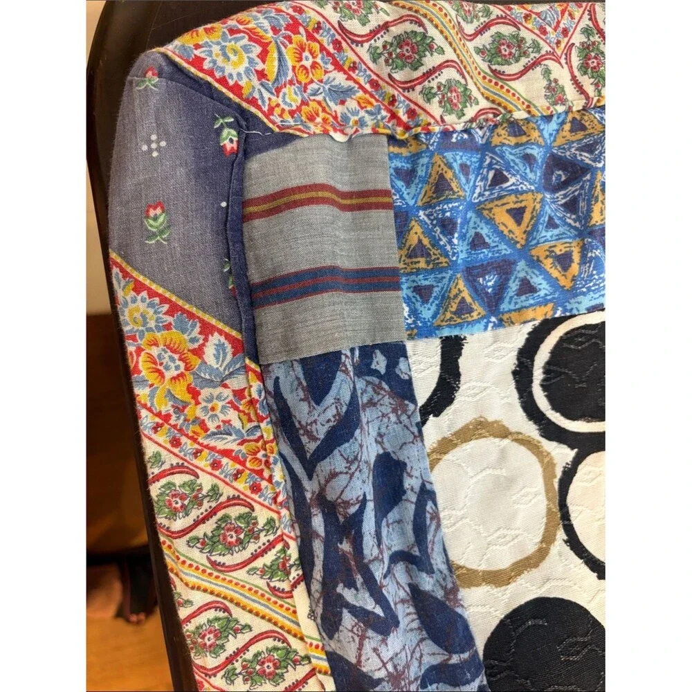 Handmade Vintage Patchwork Cotton Quilt